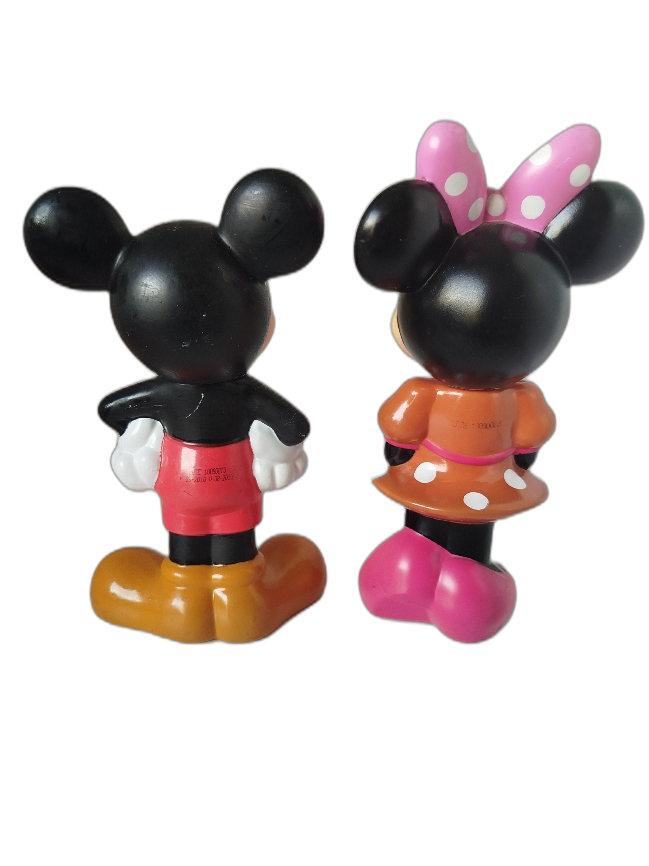 Frascos de jabonera de Mickey y Minnie Mouse