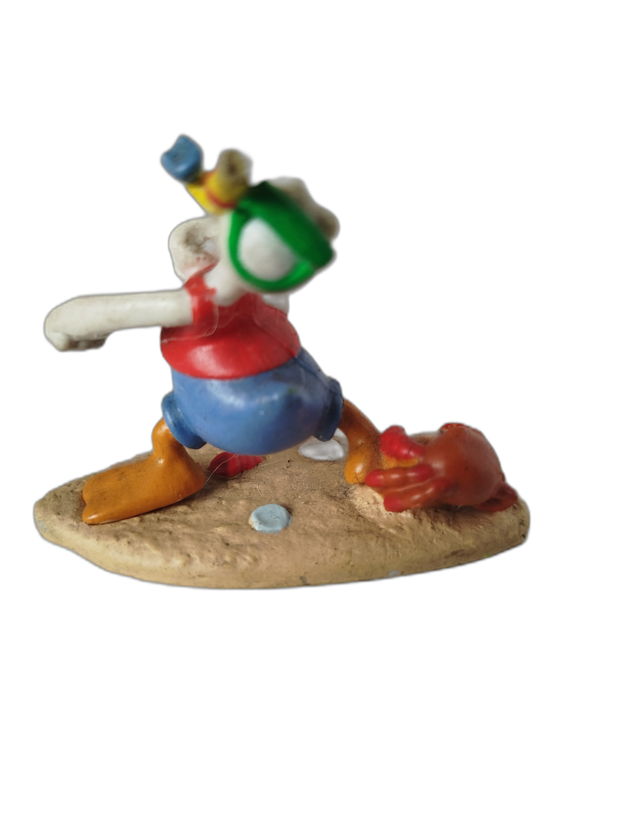 Pato Donald en la playa