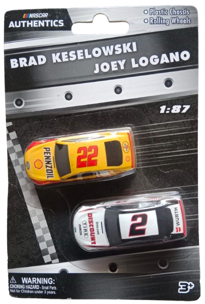 NASCAR Authentics 1:87 - 2-Pack Lionel Racing 2018
