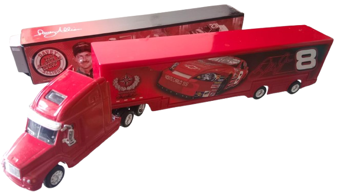 NASCAR Hauler 1:64 Colección - Cabina + 2 Remolques Intercambiables