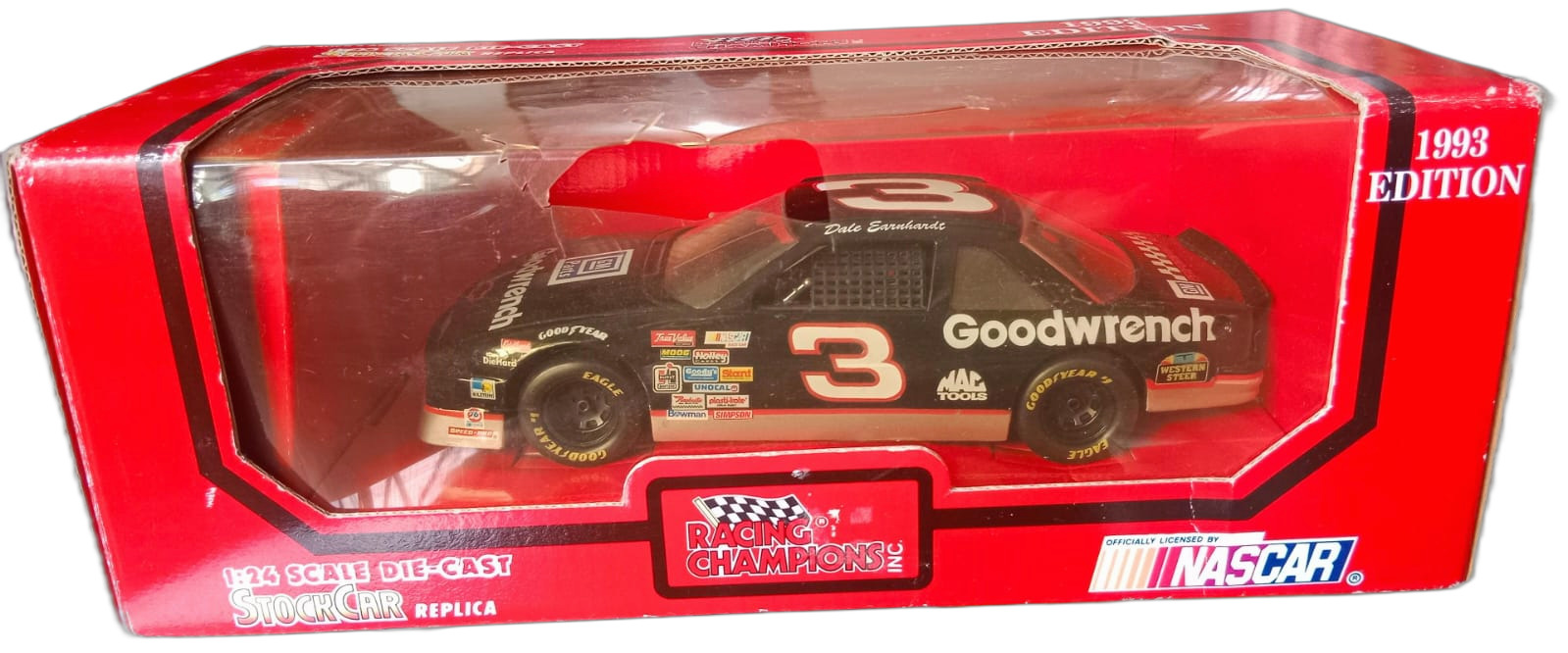 NASCAR Vintage 1993 Escala 1:24 - Dale Earnhardt Sr. #3 "The Intimidator" (Racing Champions)