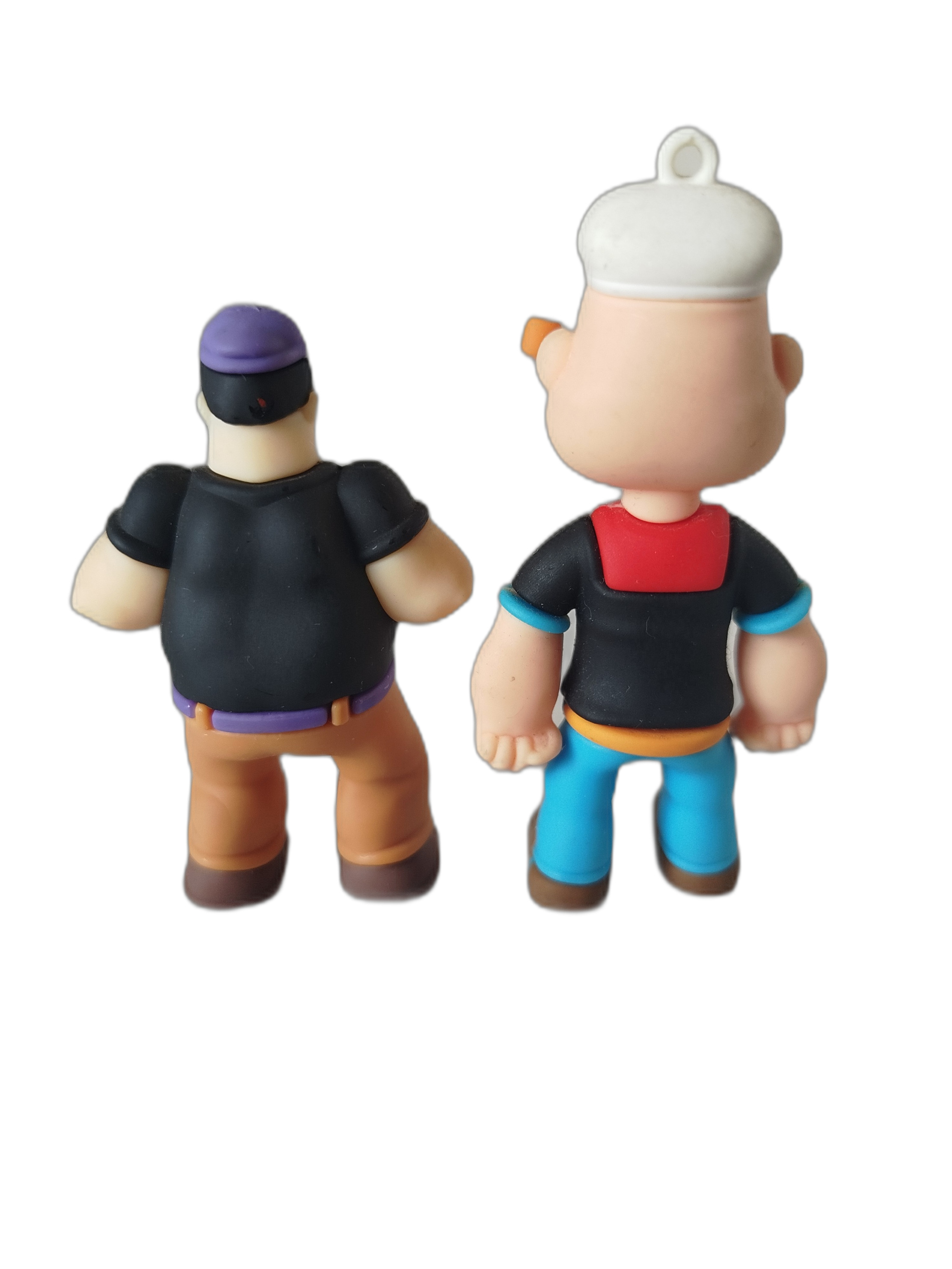 Bluto y Popeye - Muñecos de Llaveros