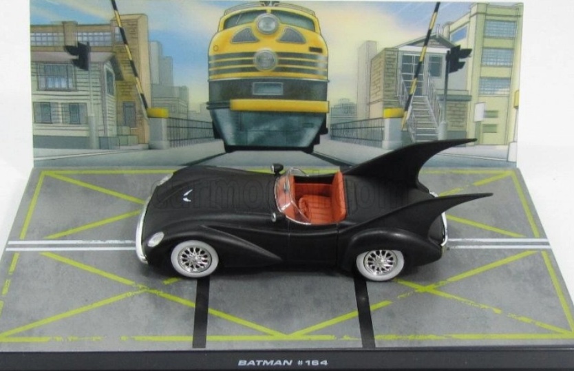 Batman Automobilia - BATMAN 164 - Escala 1:43 fabricado en metal fundido, incluye revista con historia del modelo