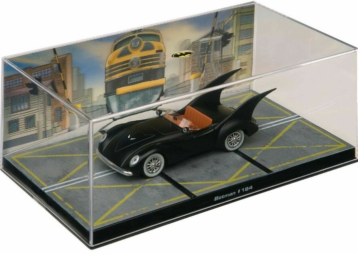 Batman Automobilia - BATMAN 164 - Escala 1:43 fabricado en metal fundido, incluye revista con historia del modelo
