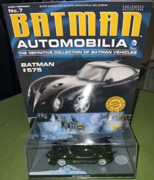 Batman Automobilia - BATMAN  575 - Escala 1:43 fabricado en metal fundido, incluye revista con historia del modelo