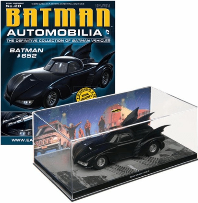 Batman Automobilia - BATMAN  652 - Escala 1:43 fabricado en metal fundido, incluye revista con historia del modelo