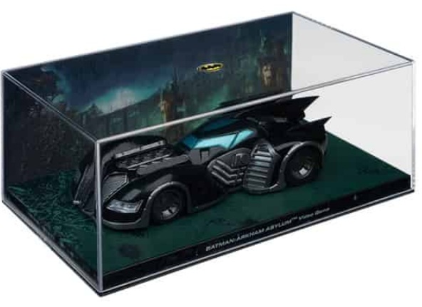 Batman Automobilia - BATMAN ARKHAM ASYLUM - Escala 1:43 fabricado en metal fundido, incluye revista con historia del modelo