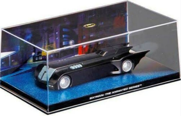 Batman Automobilia - BATMAN THE ANIMATED SERIES - Escala 1:43 fabricado en metal fundido, incluye revista con historia del modelo