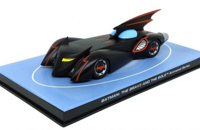 Batman Automobilia - BATMAN  THE BRAVE AND THE BOLD - Escala 1:43 fabricado en metal fundido, incluye revista con historia del modelo