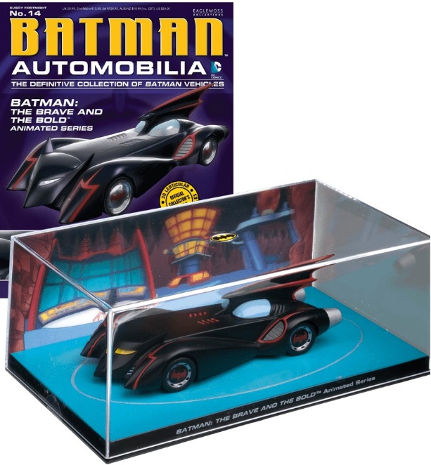 Batman Automobilia - BATMAN  THE BRAVE AND THE BOLD - Escala 1:43 fabricado en metal fundido, incluye revista con historia del modelo