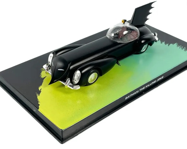 Batman Automobilia - BATMAN THE KILLING JOKE - Escala 1:43 fabricado en metal fundido, incluye revista con historia del modelo
