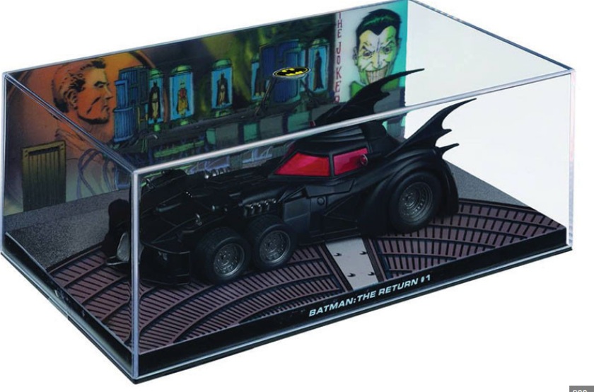 Batman Automobilia - BATMAN THE RETURN - Escala 1:43 fabricado en metal fundido, incluye revista con historia del modelo