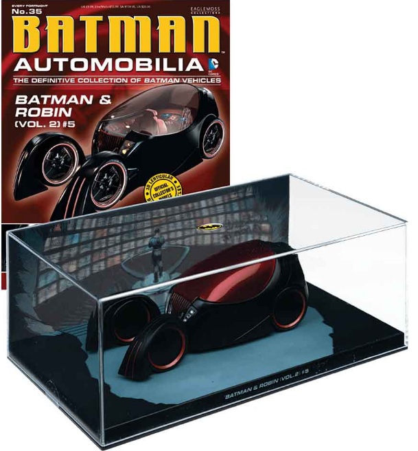 Batman Automobilia - BATMAN  Y ROBIN 2 - Escala 1:43 fabricado en metal fundido, incluye revista con historia del modelo