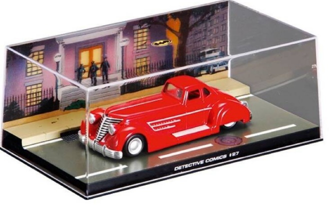 Batman Automobilia - DETECTIVE COMICS 27 - Escala 1:43 fabricado en metal fundido, incluye revista con historia del modelo