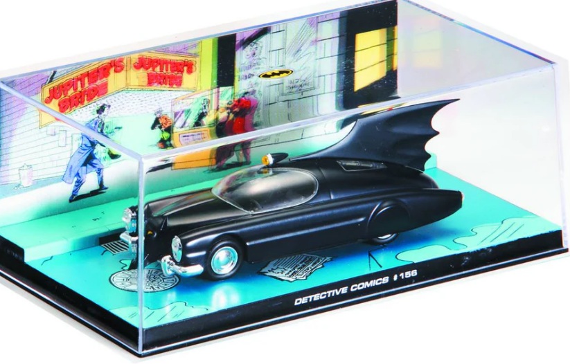 Batman Automobilia - DETECTIVE COMICS 156 - Escala 1:43 fabricado en metal fundido, incluye revista con historia del modelo