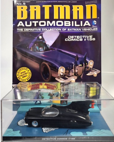 Batman Automobilia - DETECTIVE COMICS 156 - Escala 1:43 fabricado en metal fundido, incluye revista con historia del modelo