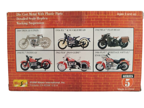 Motocicleta Harley Davidson marca maisto.