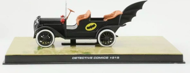 Batman Automobilia - DETECTIVE COMICS 219 - Escala 1:43 fabricado en metal fundido, incluye revista con historia del modelo