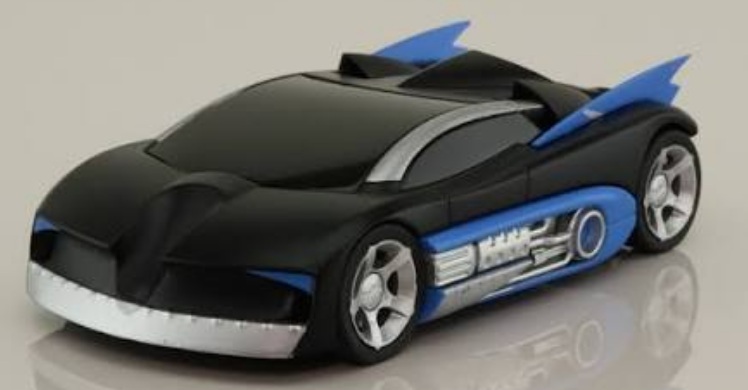 Batman Automobilia - THE BATMAN ANIMATED SERIES - Escala 1:43 fabricado en metal fundido, incluye revista con historia del modelo