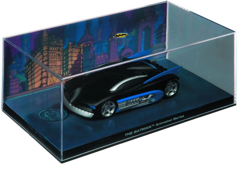 Batman Automobilia - THE BATMAN ANIMATED SERIES - Escala 1:43 fabricado en metal fundido, incluye revista con historia del modelo