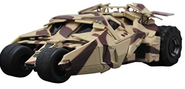 Batman Automobilia - THE DARK KNIGHT RISES - Escala 1:43 fabricado en metal fundido, incluye revista con historia del modelo