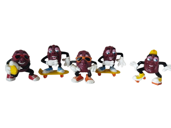 California Raisins - Pasas de California - 5 figuras
