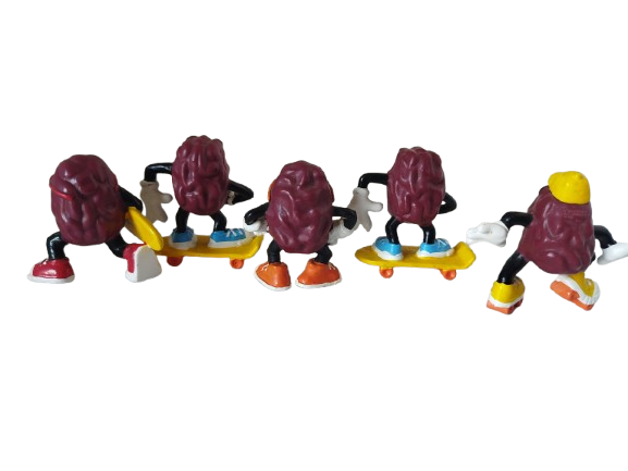 California Raisins - Pasas de California - 5 figuras