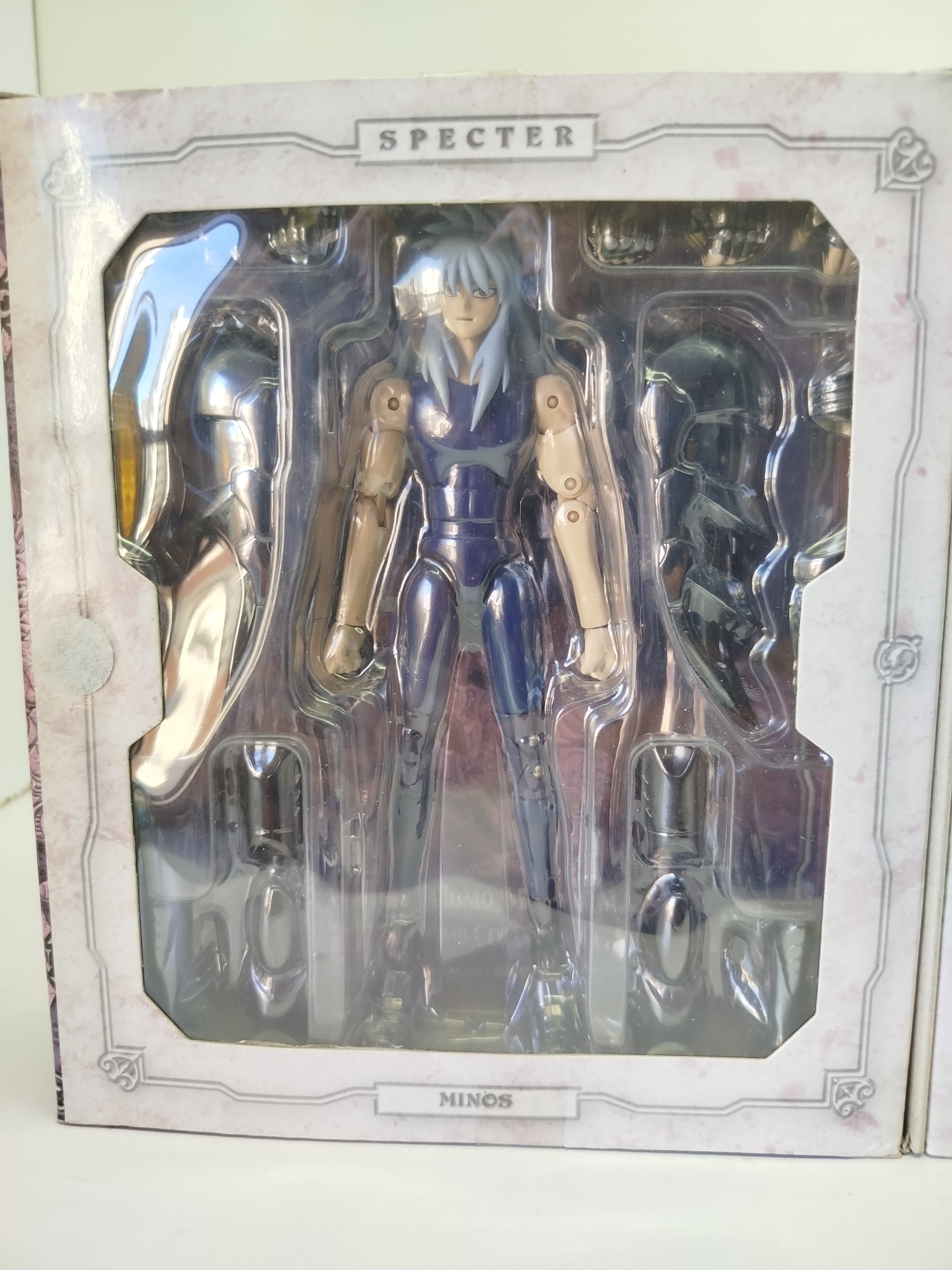 villanos de la saga de Hades - Minos de Grifo, uno de los Tres Jueces del Infierno, perteneciente a la línea clásica Saint Cloth Myth (1.0) de la marca Bandai