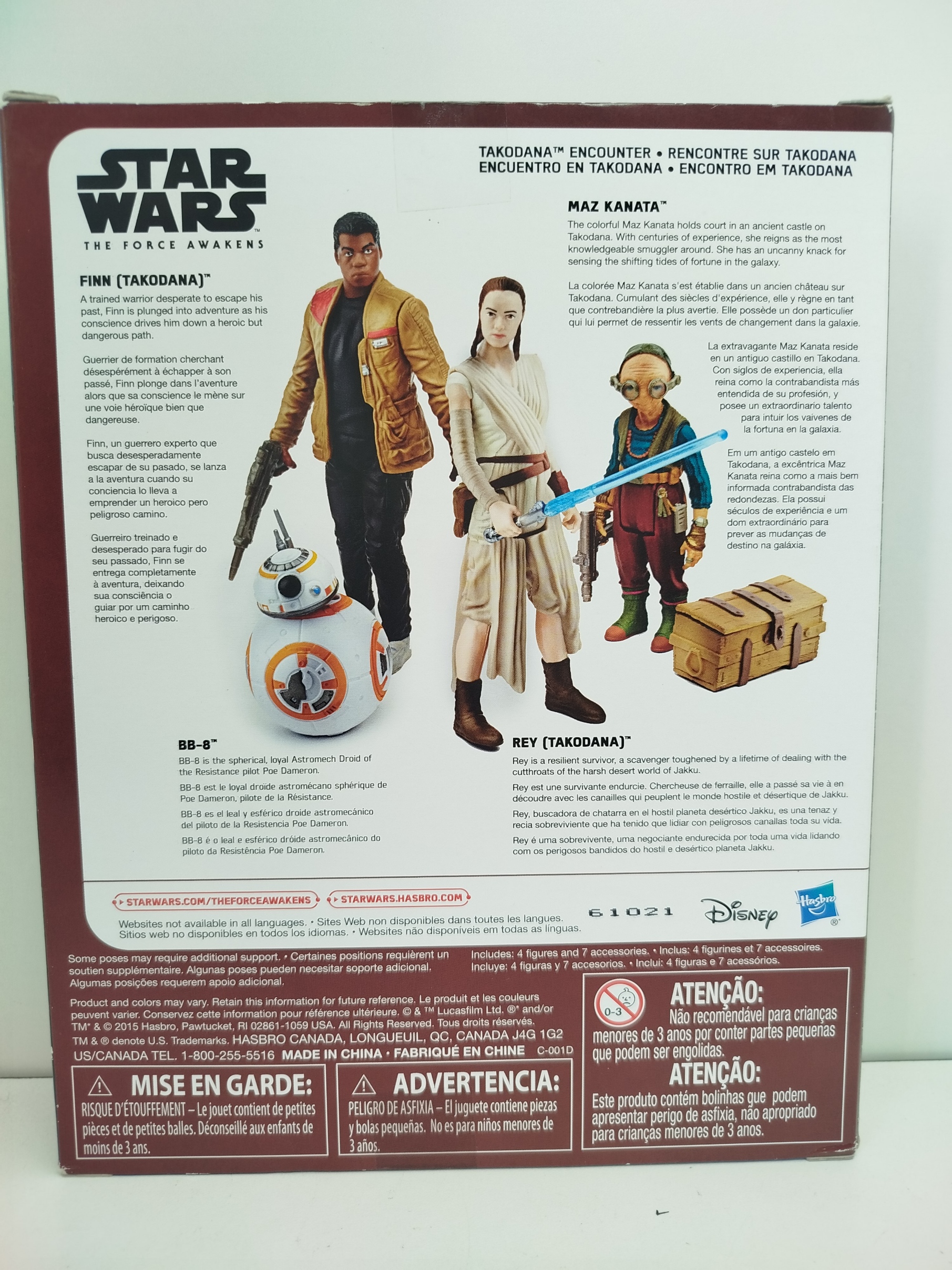 STAR WARS - Tokodana Encounter - Basado en el Despertar de la Fuerza. figuras de 9cm