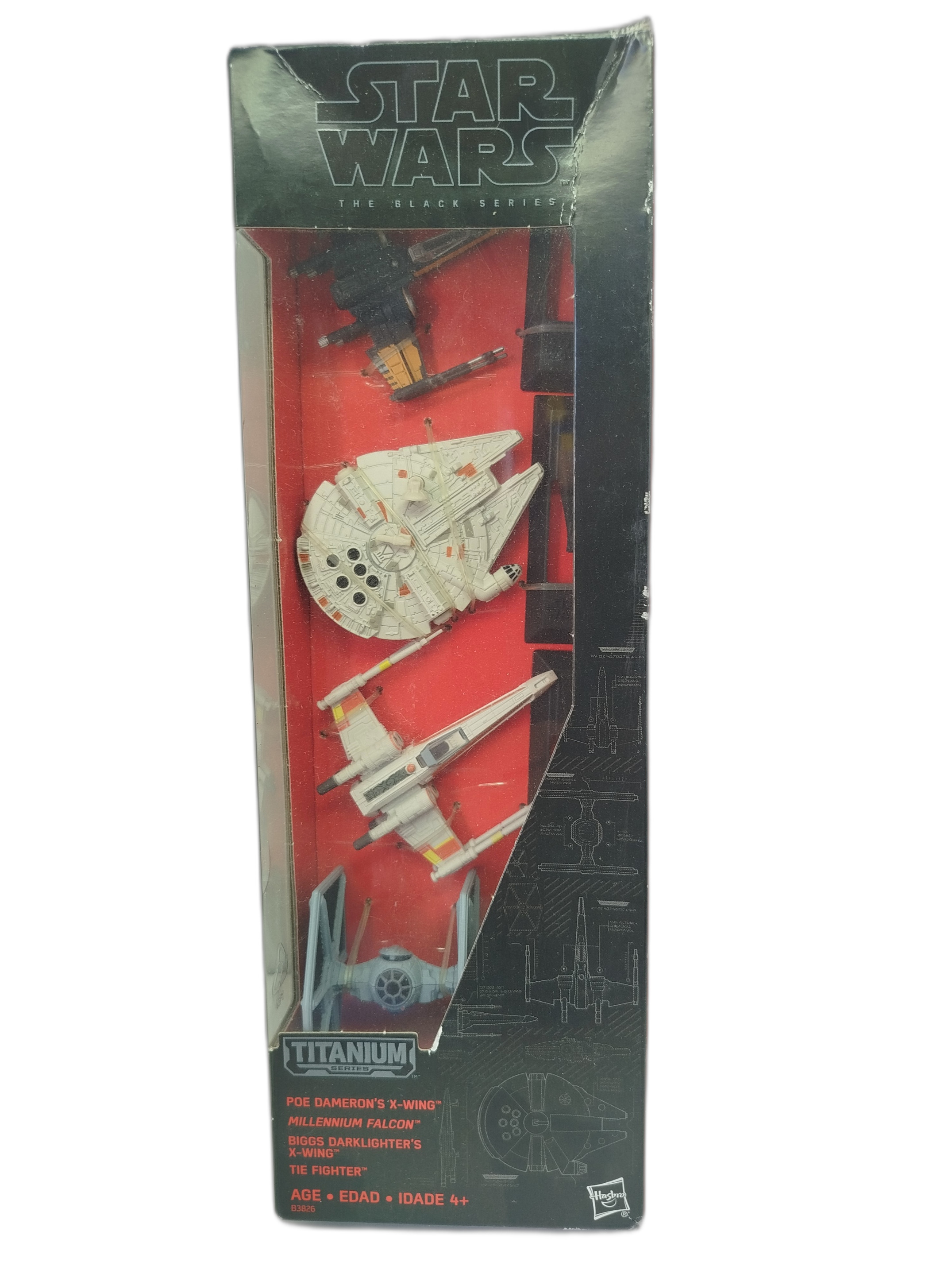 STAR WARS - The Black Series Titanium Series Vehicles 4 Naves fabricadas en Metal