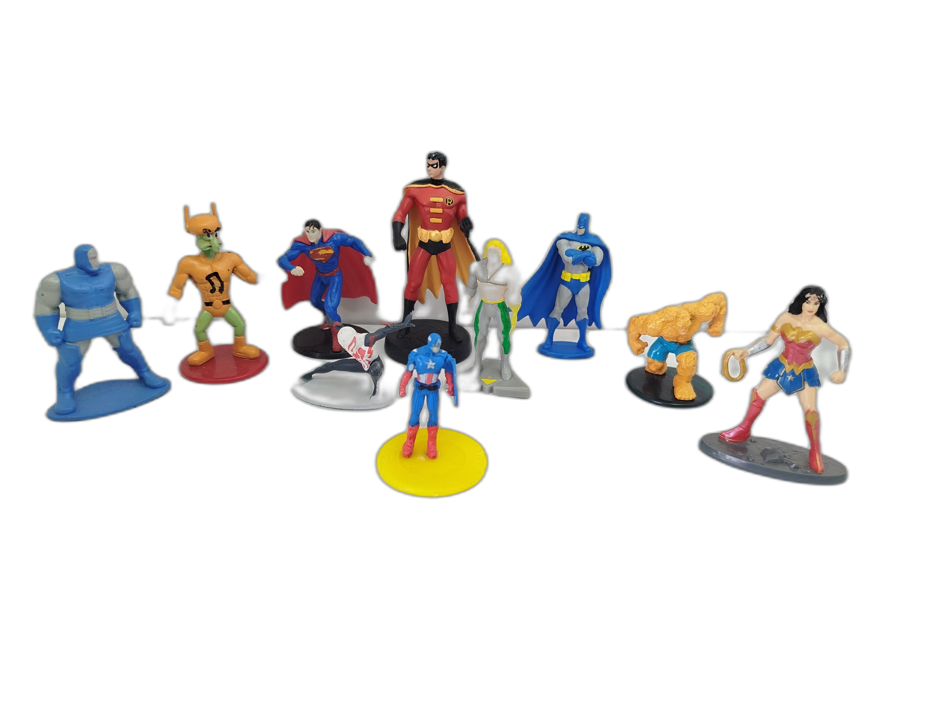 Lote de Superhéroes de DC Comics promerio de 6 cm.