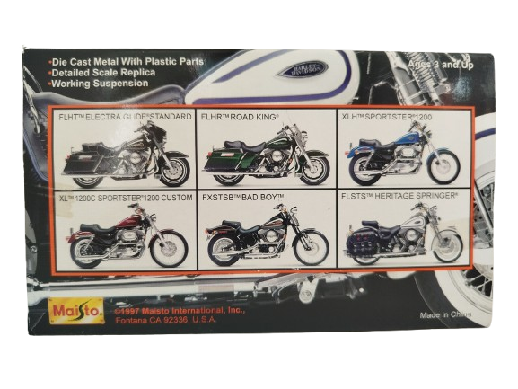 Motocicleta Harley Davidson marca maisto.