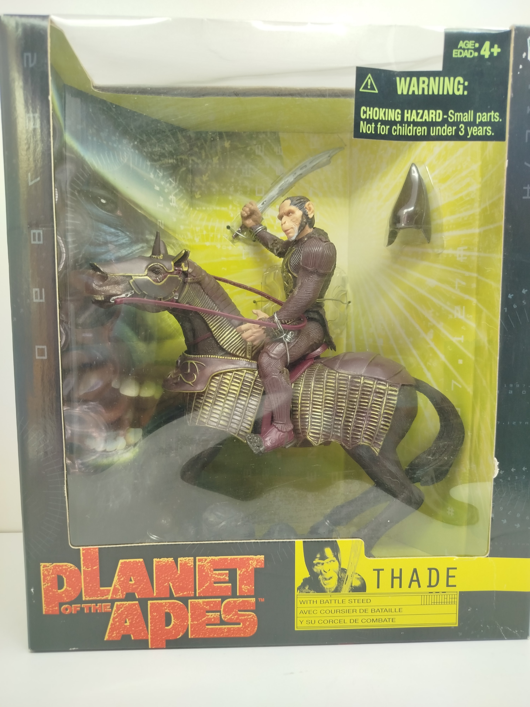 EL PLANETA DE LOS SIMIOS - Thade con Corcel de Batalla - Generarl Thade y su camballo armadura