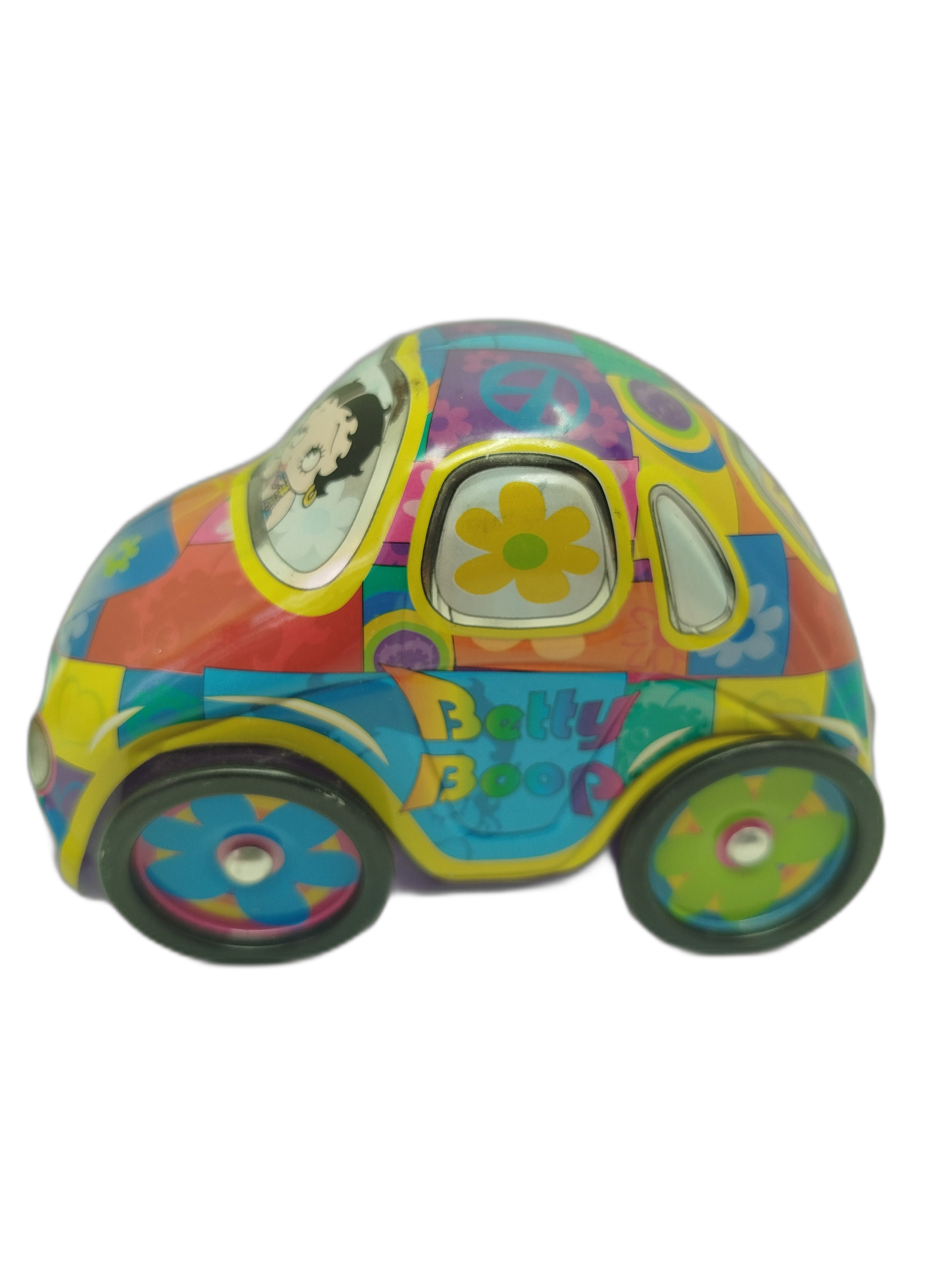 BETTY BOOP - Carro en hojalata con forma de Wolkswagen Escarabajo -2002