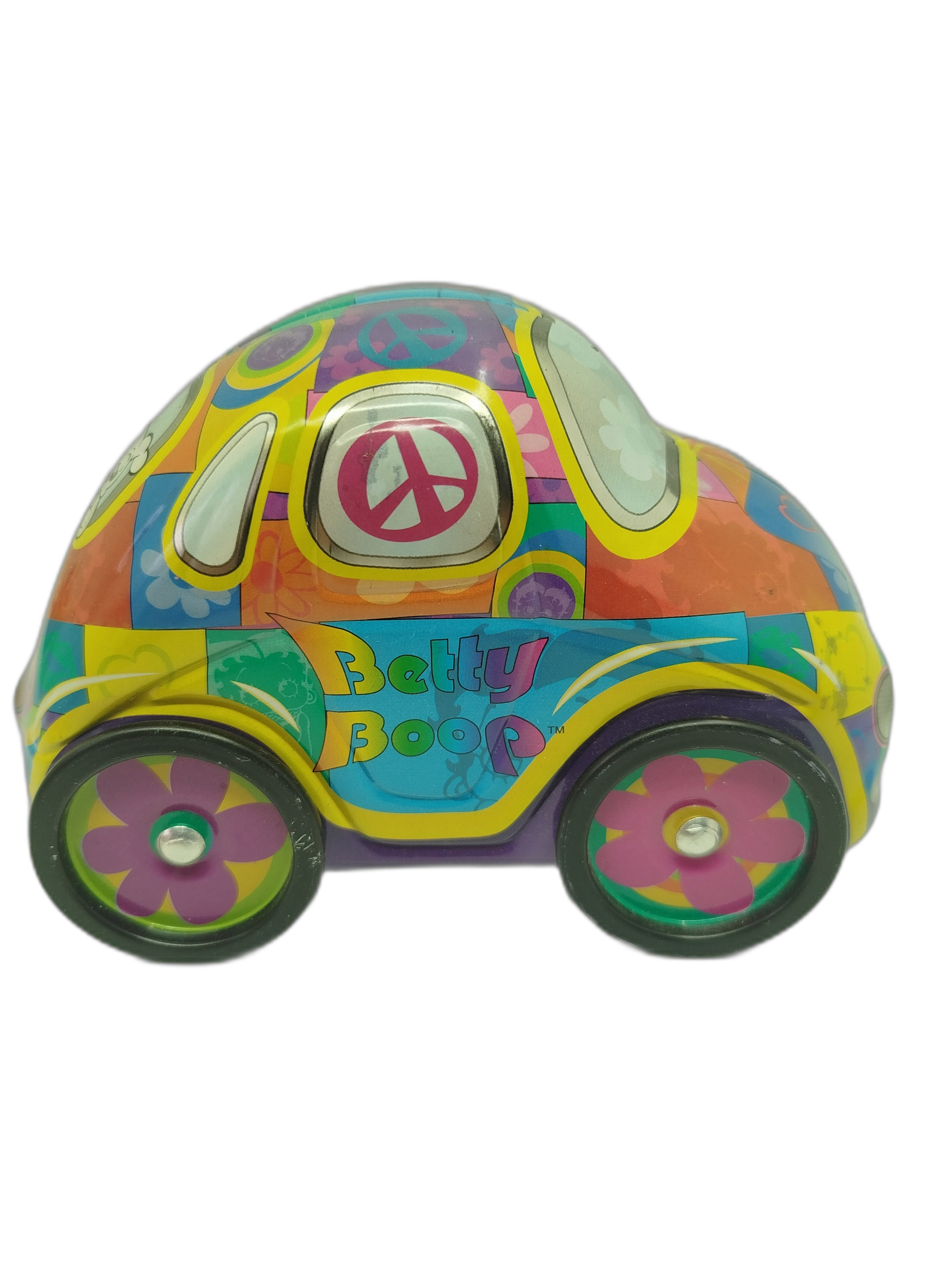 BETTY BOOP - Carro en hojalata con forma de Wolkswagen Escarabajo -2002