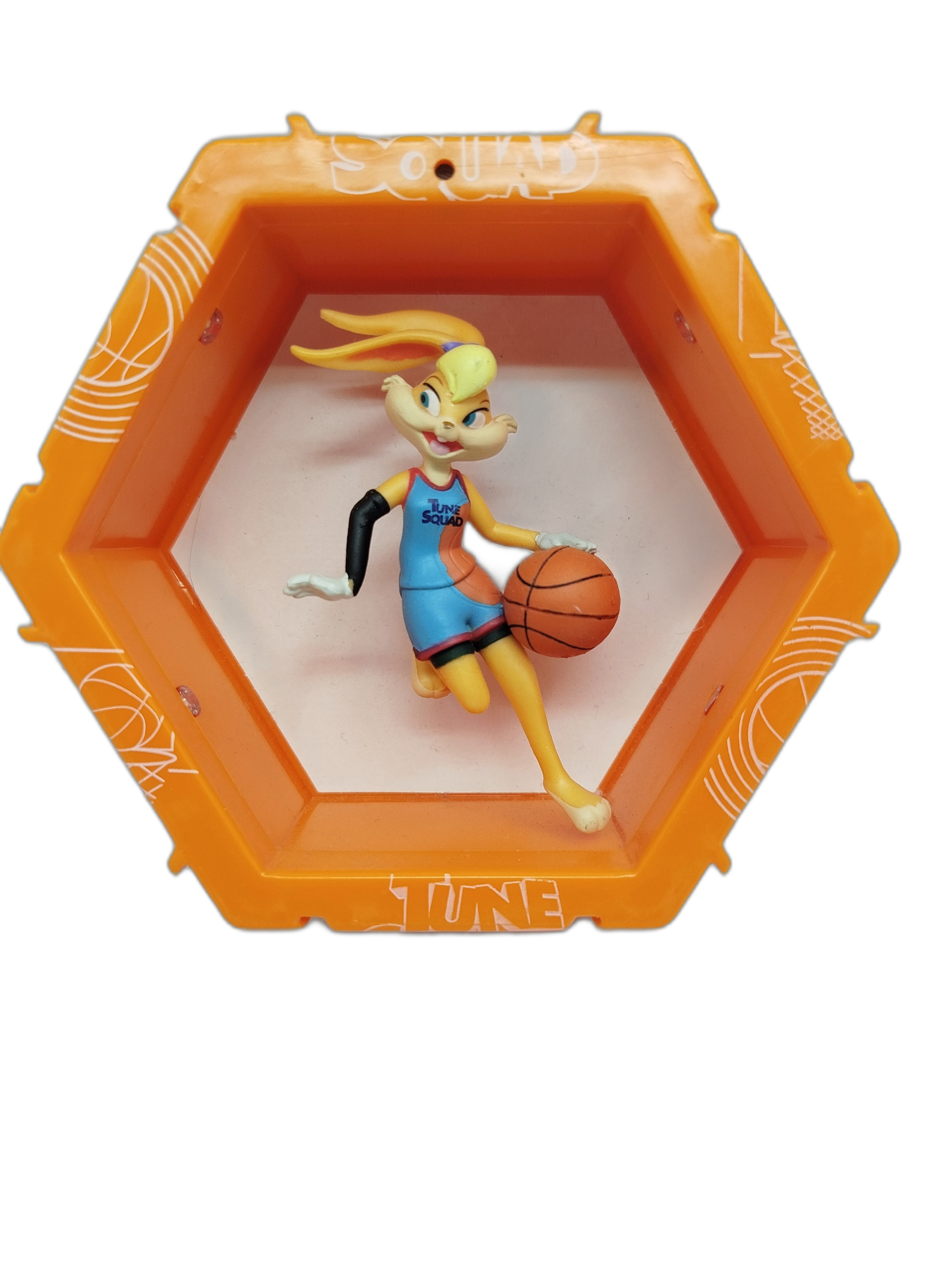 SPACE JAM - Lola Bunny Contenedor naranja. Se puede conectar con otros Pods. Iluminacion Interactiva (ver Video)