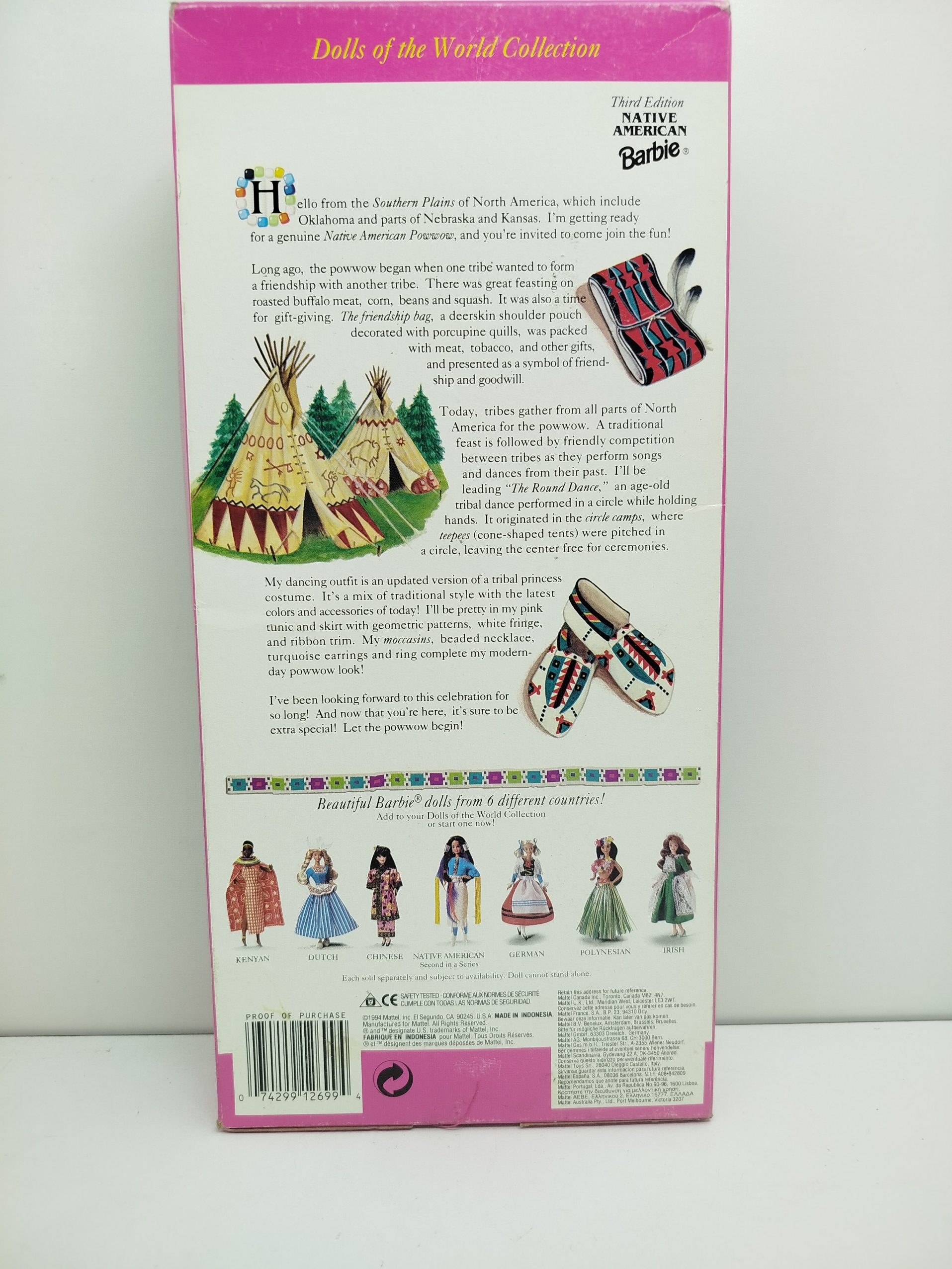 Barbie  - Colección Especial Dolls of the World. Nativa Americana