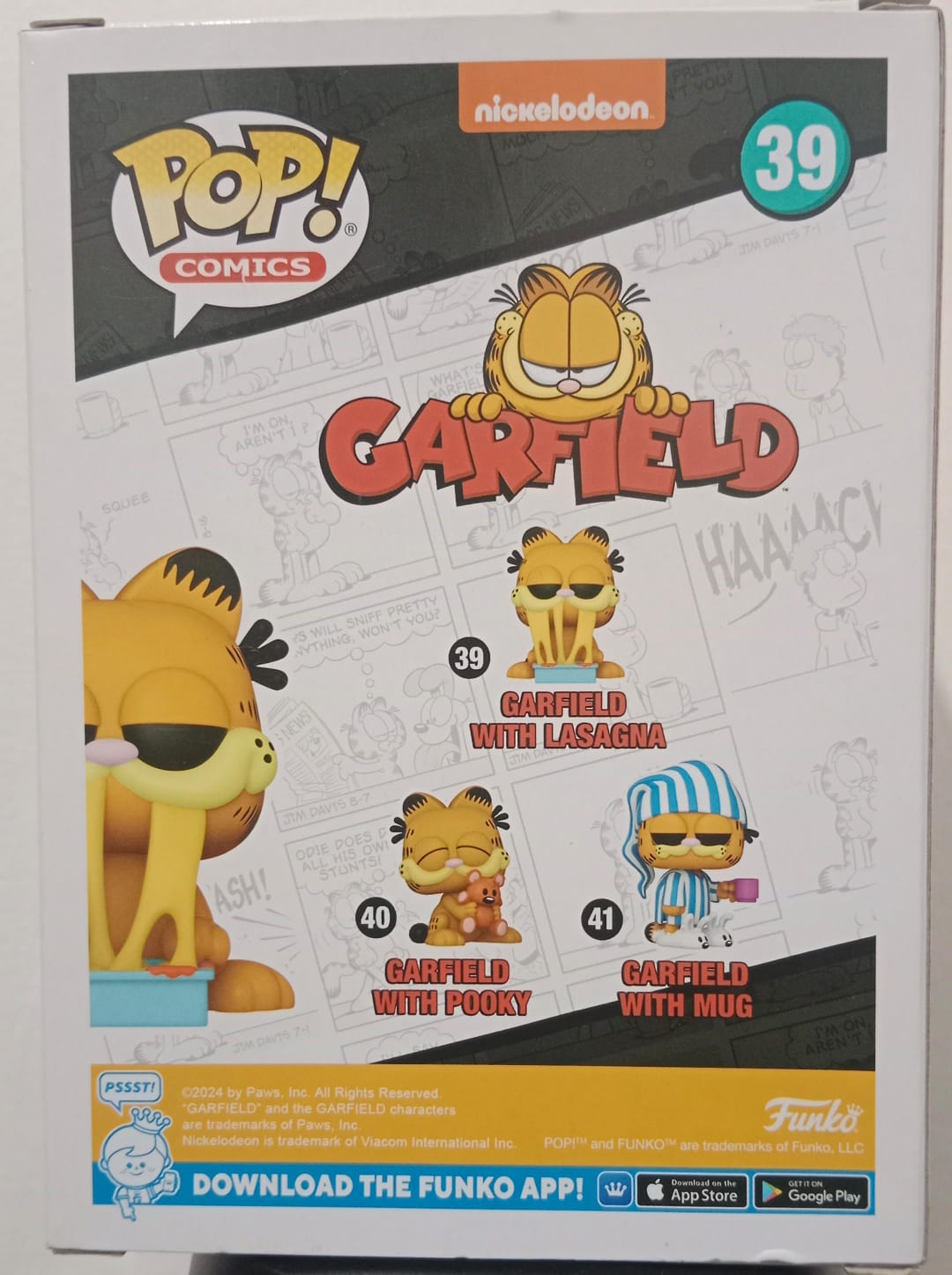 El Funko Pop! de Garfield con Lasaña (#39) 