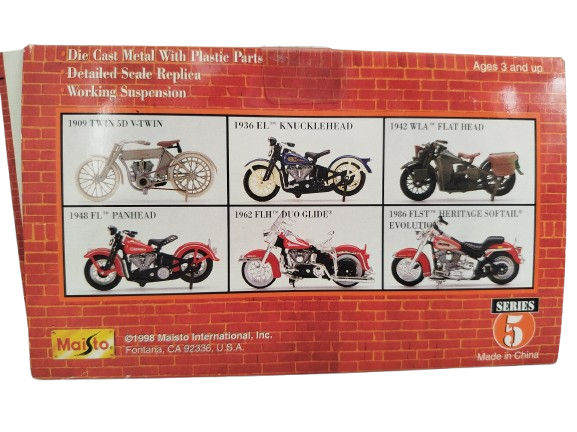 Motocicleta Harley Davidson marca maisto.