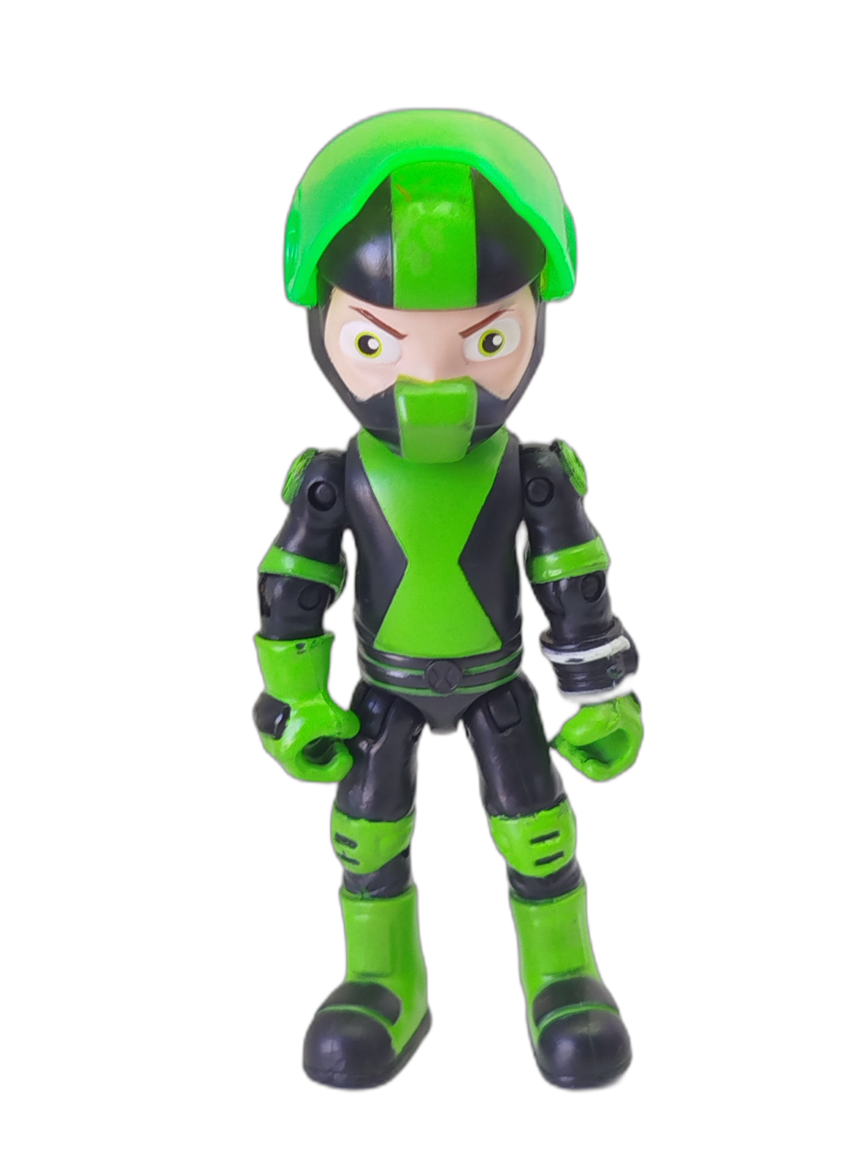 BEN 10 -  Ben Tennyson con su traje de carreras (Rustbuggy)