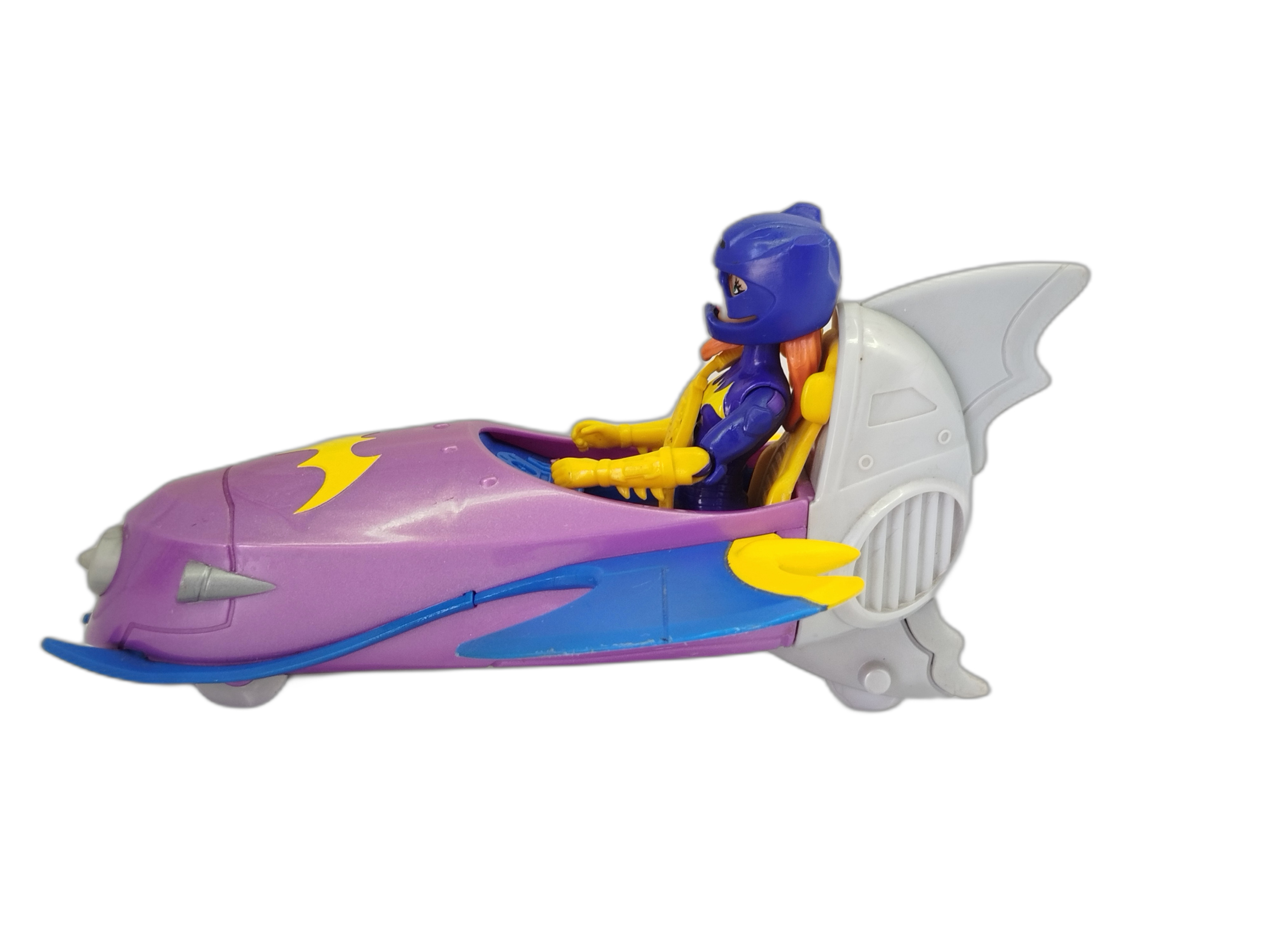 Batgirl con su vehículo Batjet de la línea DC Super Hero Girls