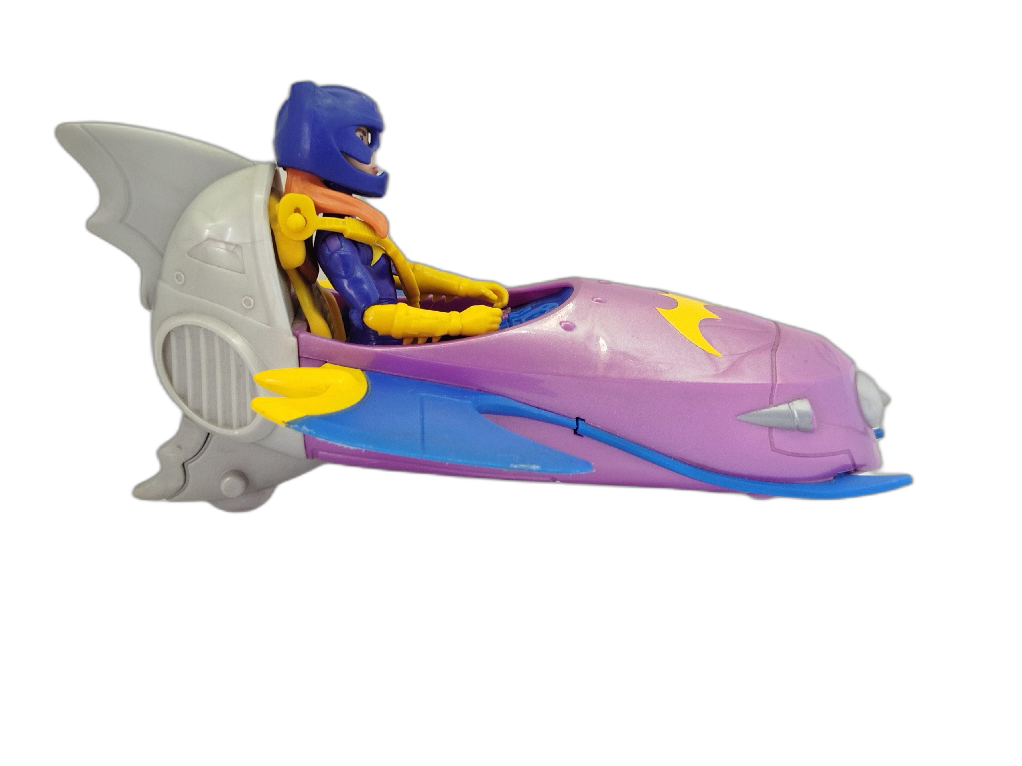 Batgirl con su vehículo Batjet de la línea DC Super Hero Girls