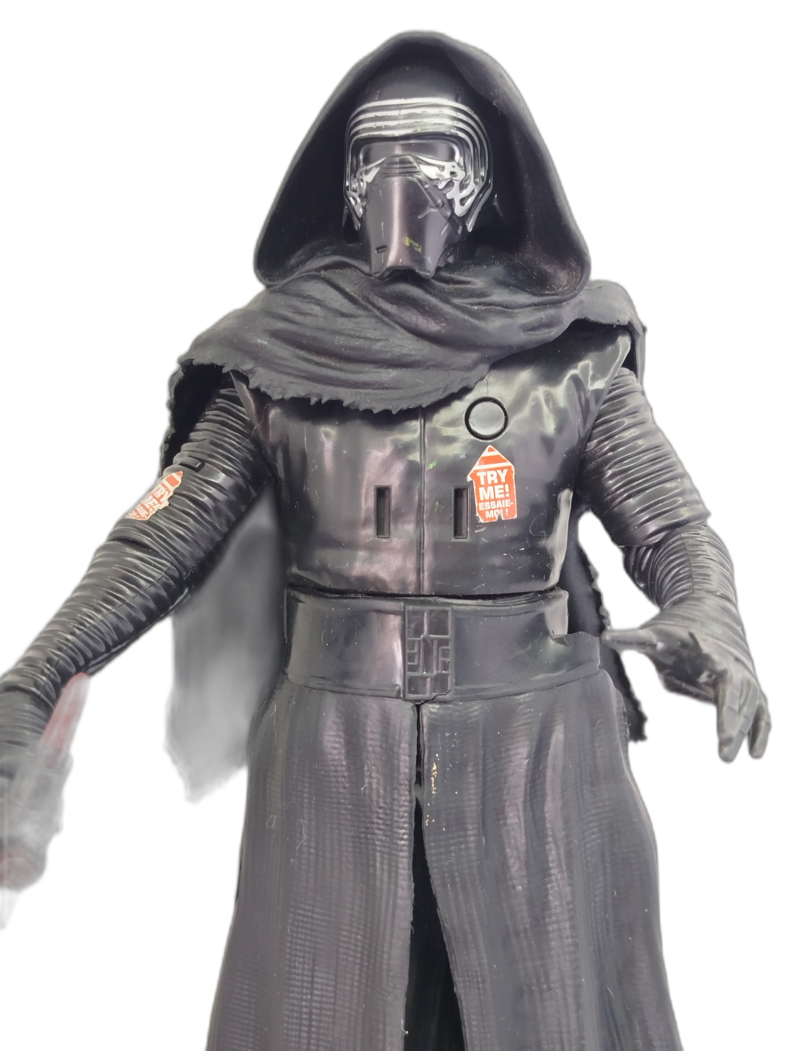 Kylo Ren (Talking Action Figure) de la línea exclusiva de Disney Store,  de la película Star Wars: El Despertar de la Fuerza [Image Context].