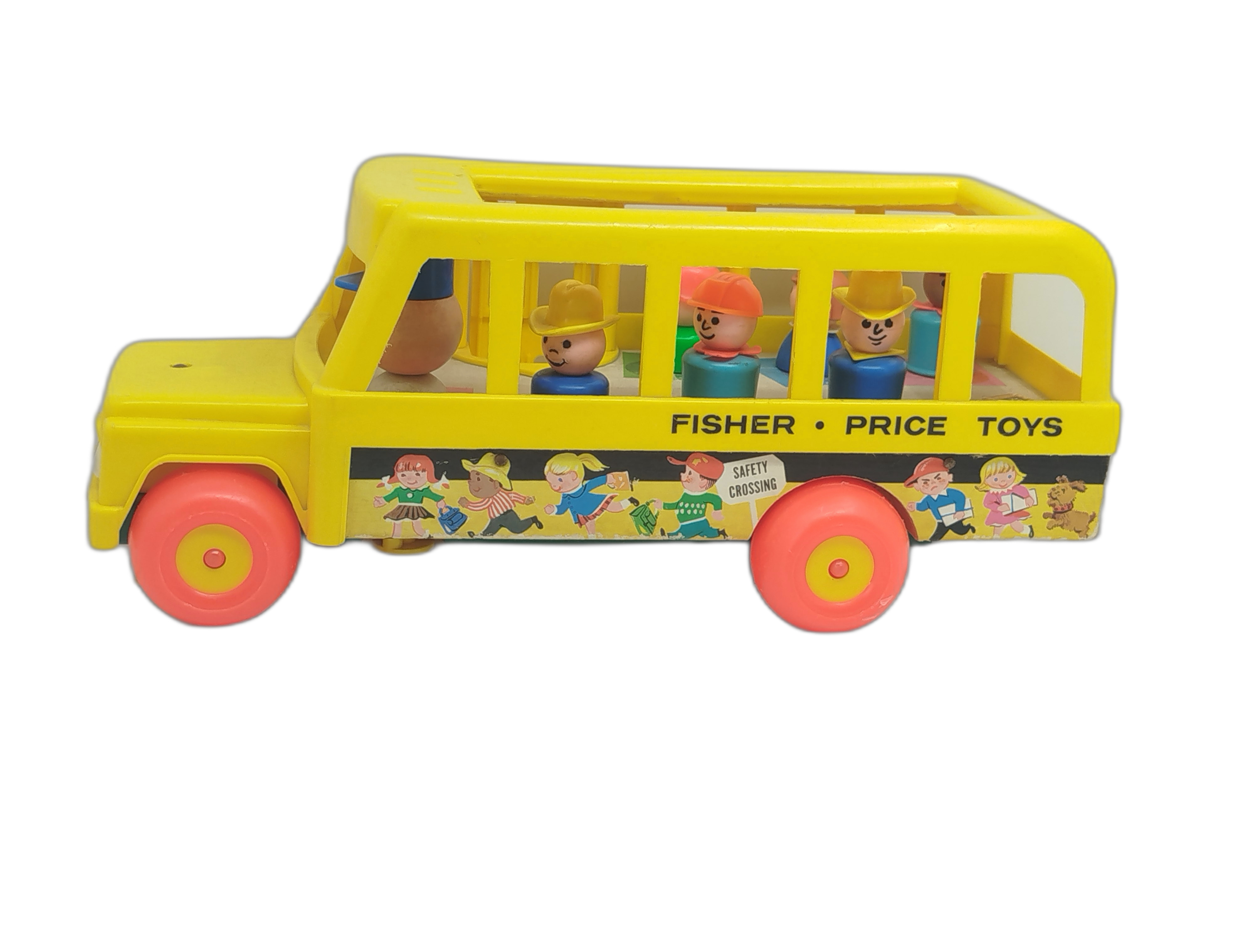 Autobús escolar clásico Fisher-Price Little People (Modelo #192 Vintage)