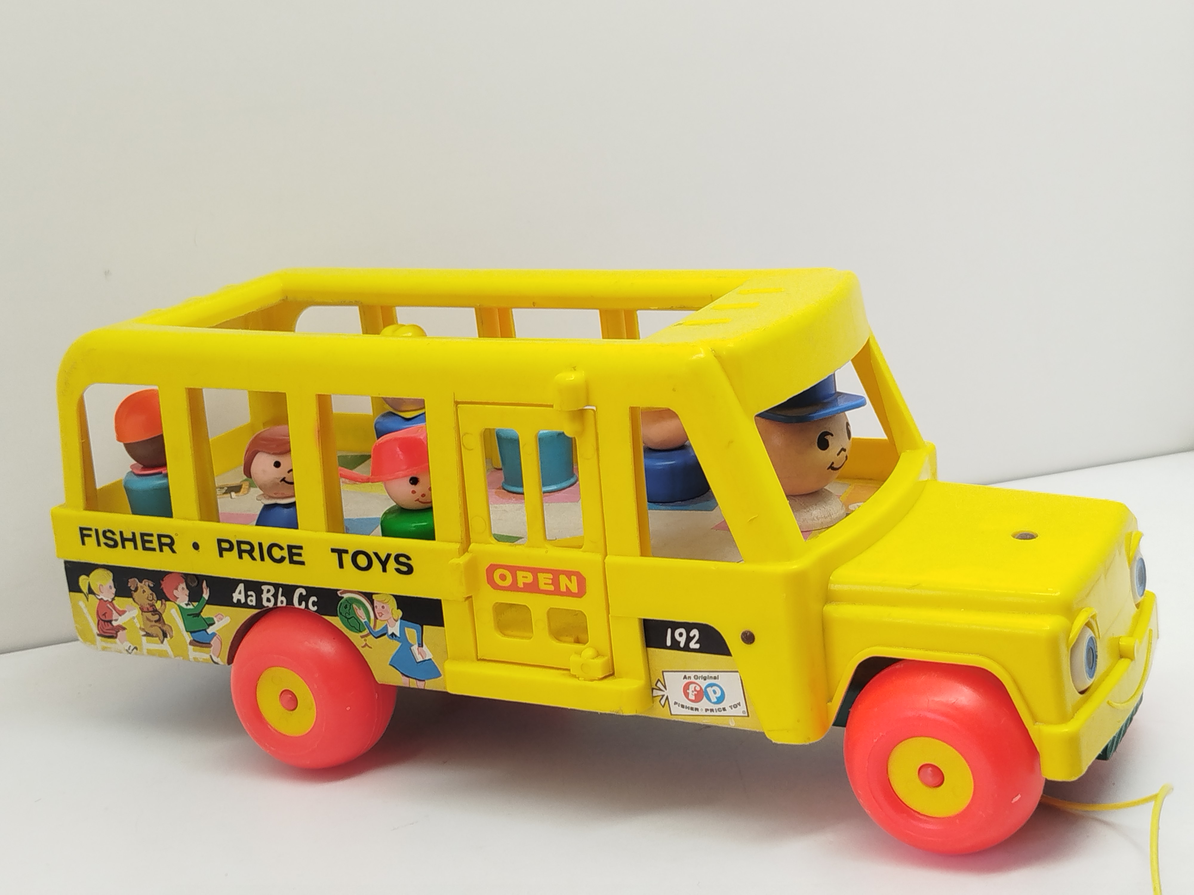 Autobús escolar clásico Fisher-Price Little People (Modelo #192 Vintage)