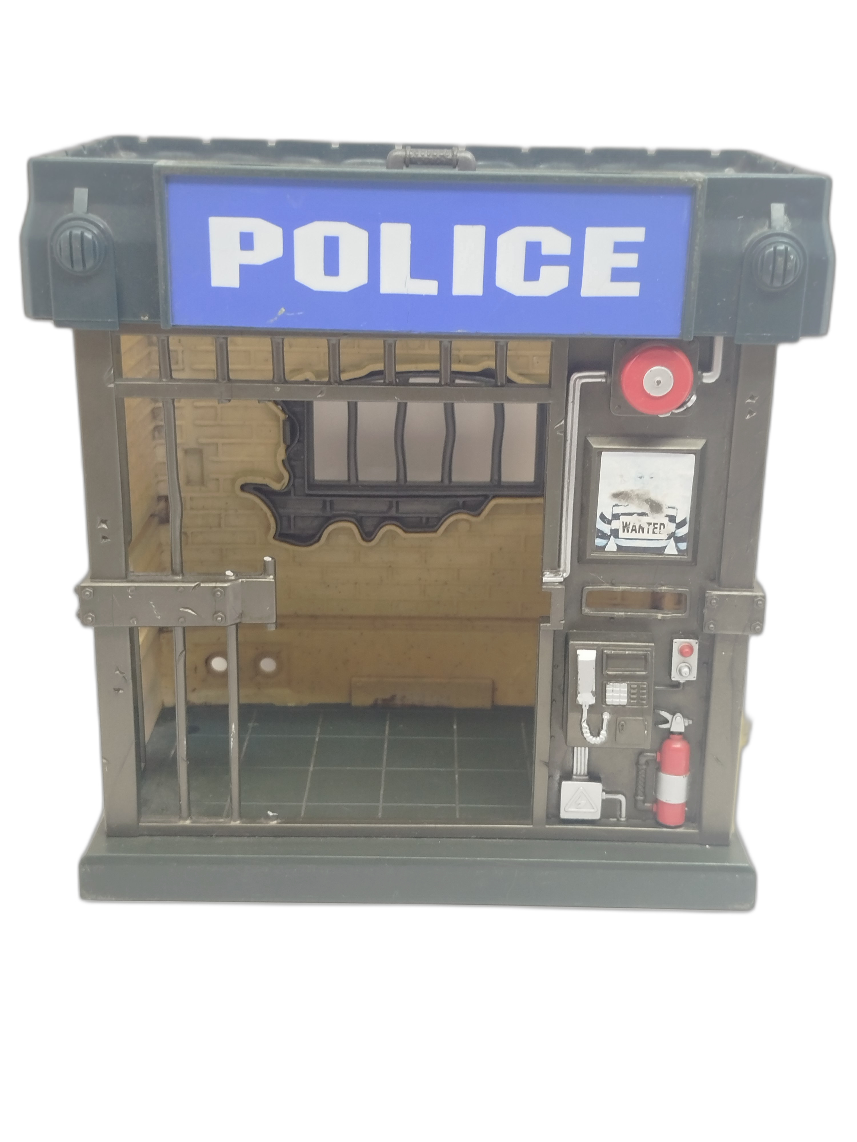 Diorama o Set de celda de prisión de juguete de la marca Chap Mei (Línea de juguetes retro Police Force / S.W.A.T.)