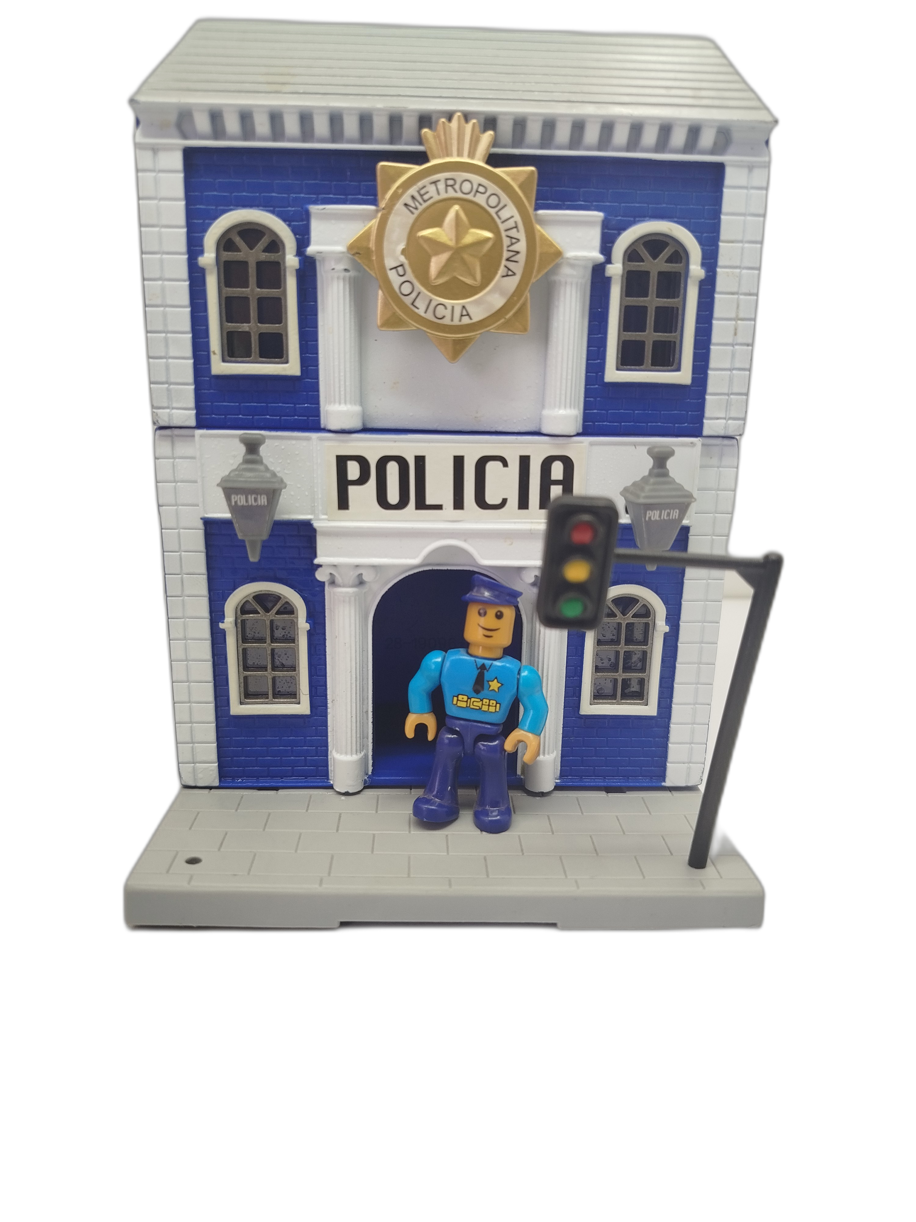Diorama -  Fachada de Estación de Policía (Colección Bburago City / Maisto City)