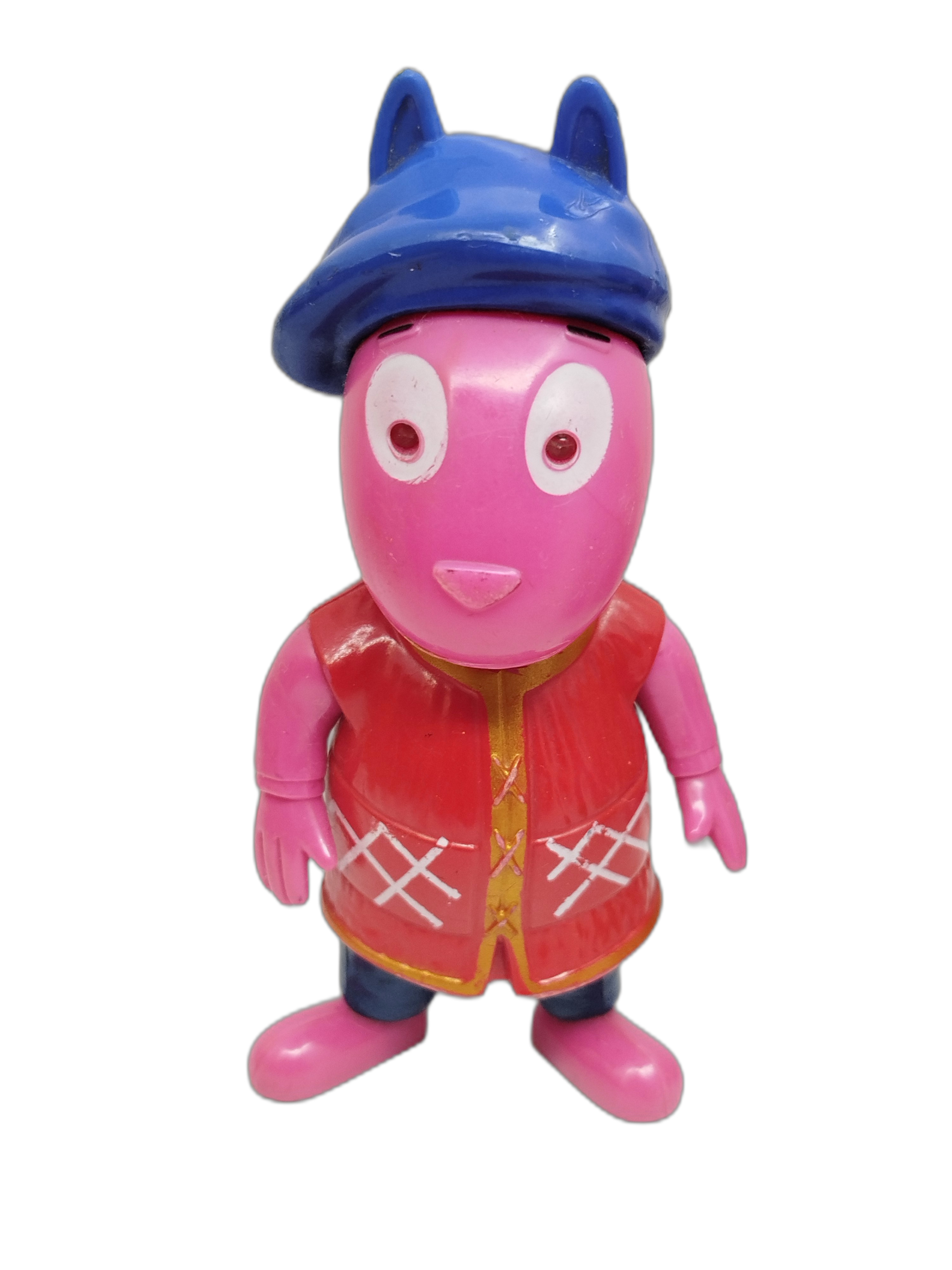 Colección vintage de la serie Los Backyardigans. Hecho de goma rígida y plástico PVC
