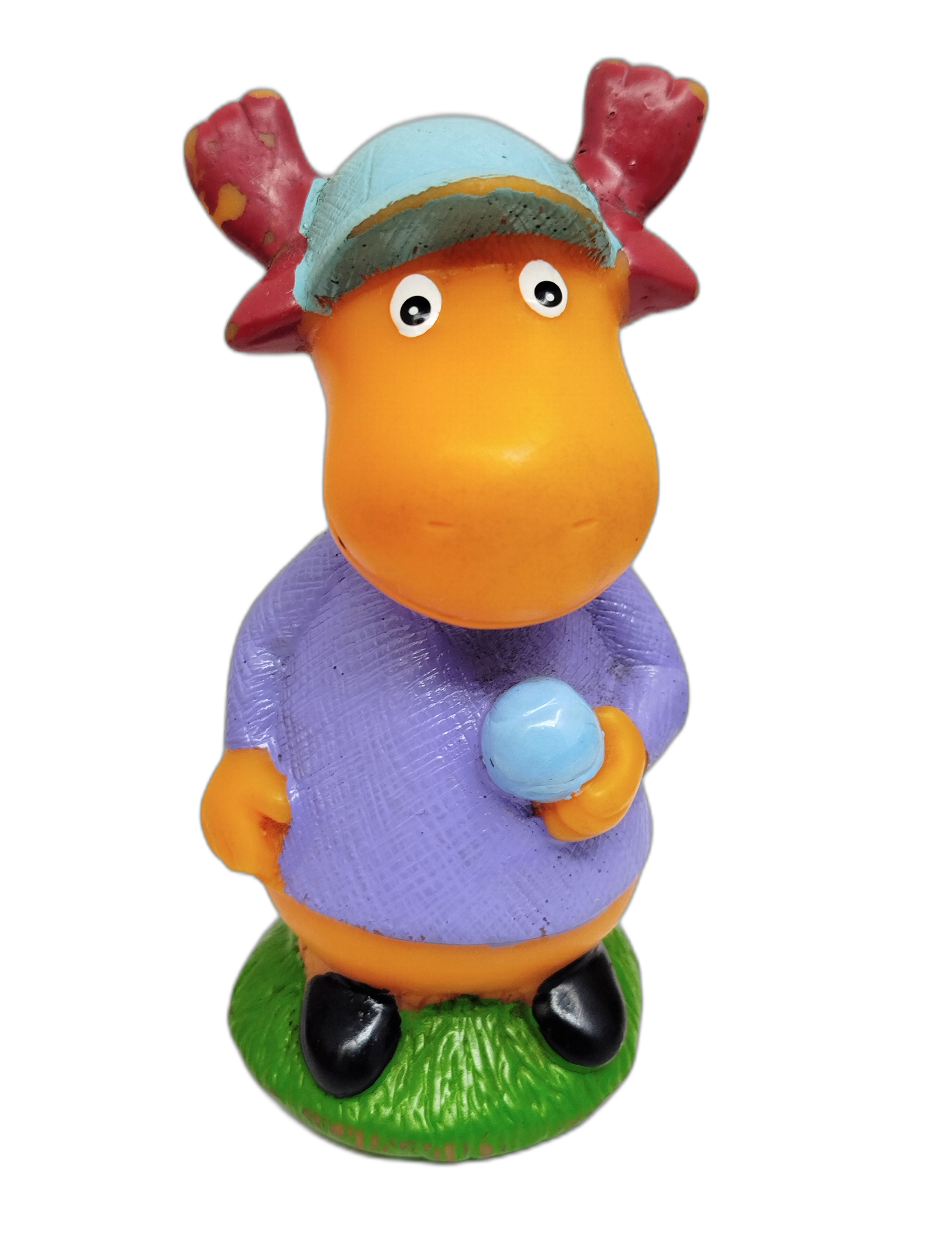 Colección vintage de la serie Los Backyardigans. Hecho de goma rígida y plástico PVC