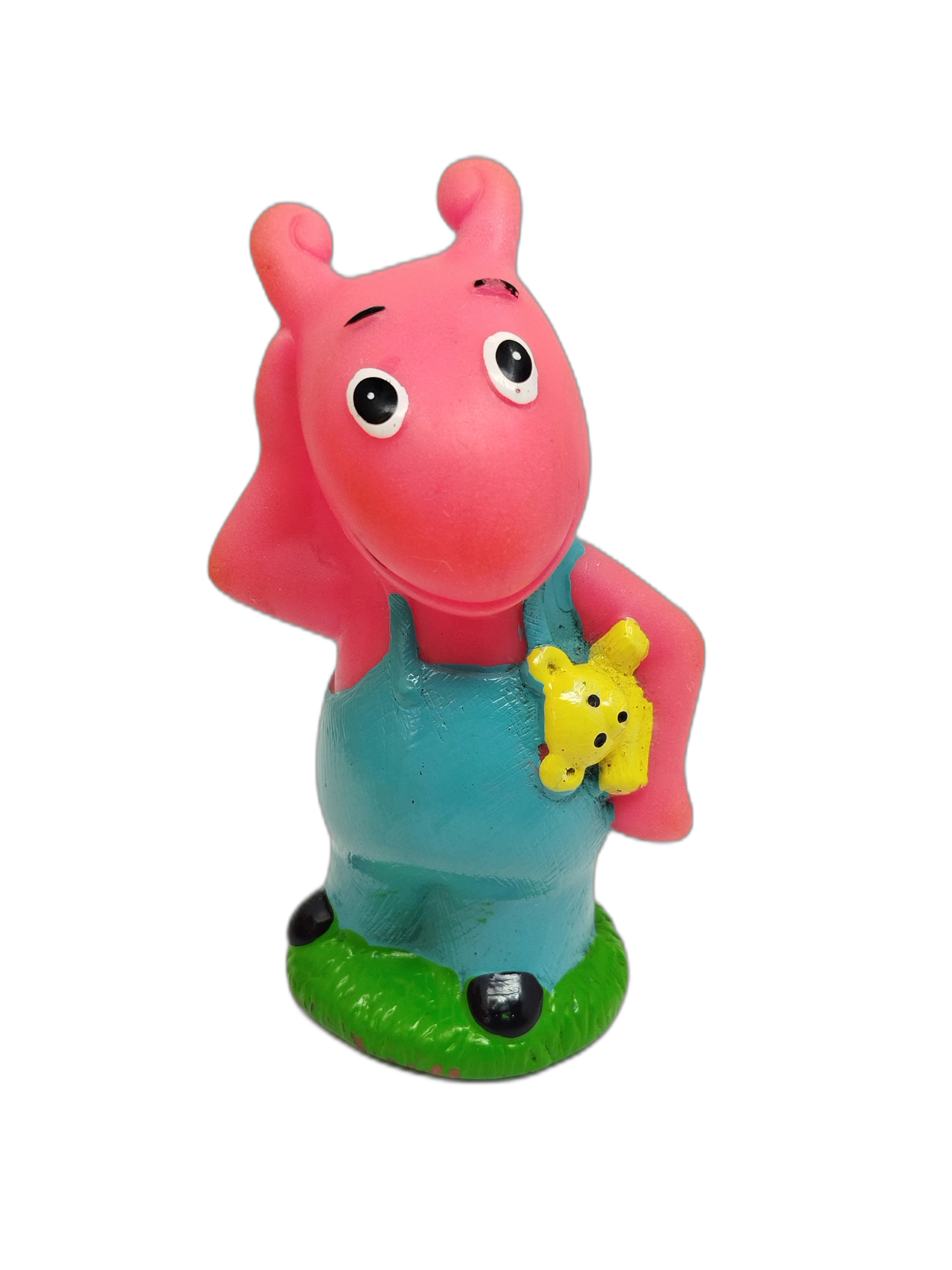 Los Backyardigans, las cuales pertenecen a la colección temática escolar / cotidiana. Son muñecos fabricados en plástico PVC y goma rígida
